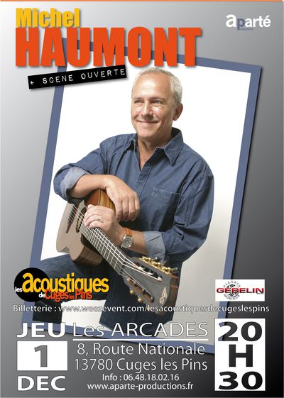 Michel HAUMONT en Concert - Les Acoustiques de Cuges les Pins