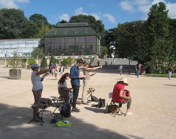 Stage de croquis au Jardin des Plantes