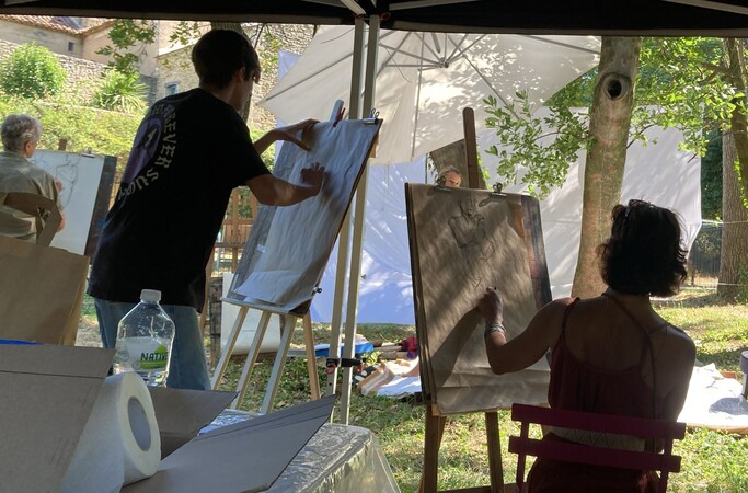 Stage de dessin d'après modèle vivant dans le Gard