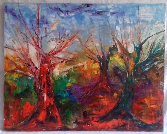CHRISTBERG - PEINTURES A L'HUILE 
