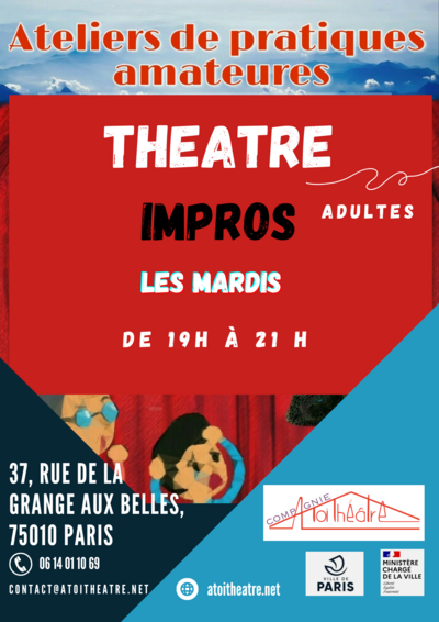 Compagnie A TOI THEATRE - ATELIER THEATRE - IMPROS - ADULTES