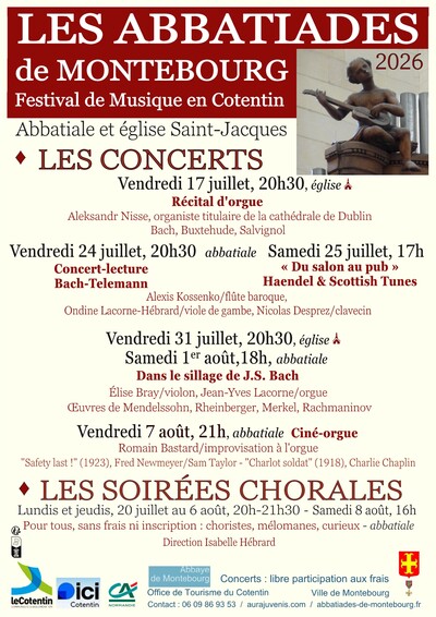 Concert violon et orgue - Les Abbatiades de Montebourg
