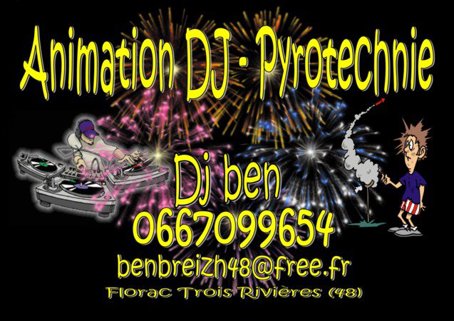 DJ BEN - Animation Dj - Pyrotechnie