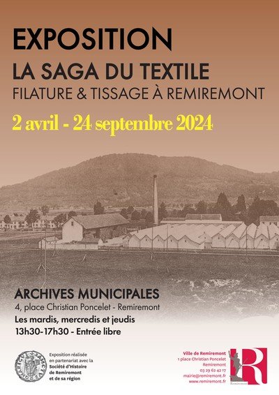 Exposition « La saga du textile à Remiremont »