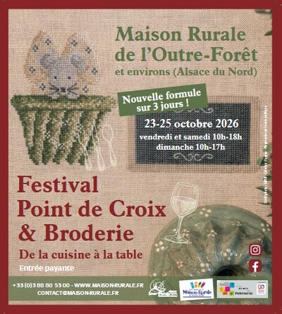 Festival du Point de Croix et de Broderie.
