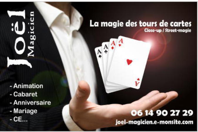 Joël-magicien - La magie des tours de cartes
