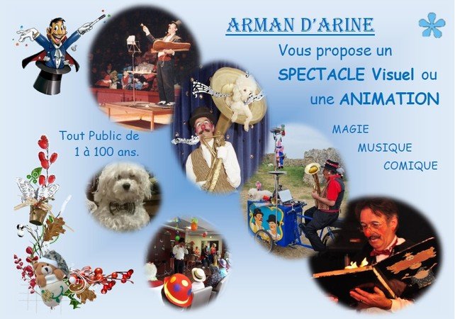 One'Mandarine Show - Clown Musicien et Magicien. Tout Public 1 à 100 ans. 