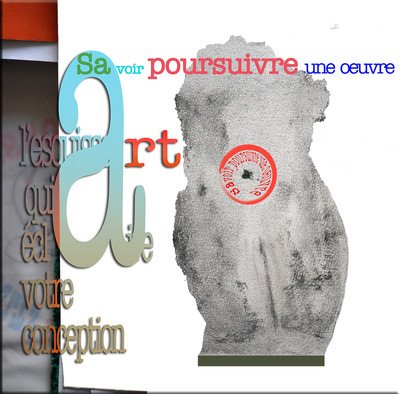 Poursuivre une composition picturale autour d'un nu