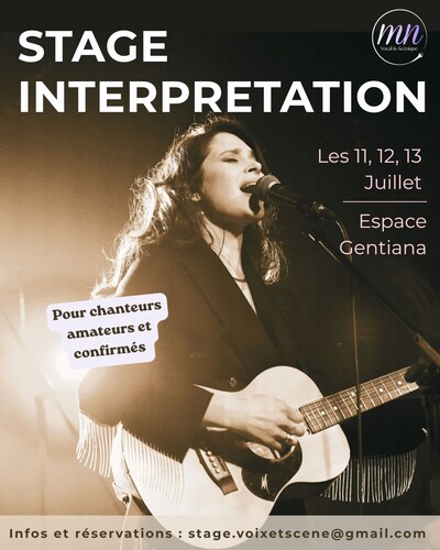 Stage d'Interprétation Scénique