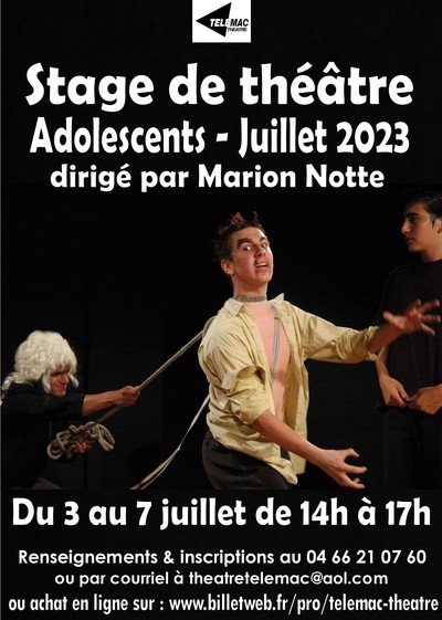 STAGE THÉÂTRE ADOS