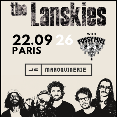 The Lanskies en concert à la Maroquinerie