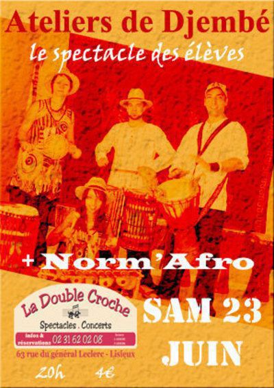 ATELIERS DE DJEMBE + NORM'AFRO
