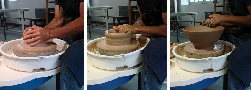 Bernard  GALY - Cours de tournage en poterie / céramique