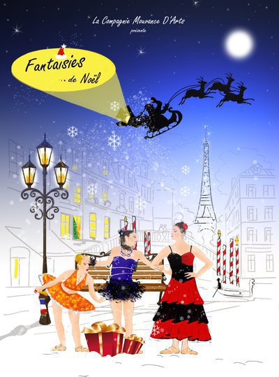 Compagnie Mouvance D'Arts - Spectacle jeune public - Fantaisies... de Noël !