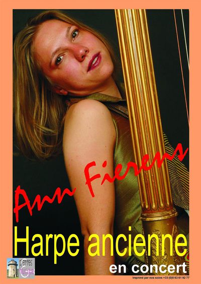 CONCERT DE HARPE ANCIENNE ANN FIERENS SOLISTE