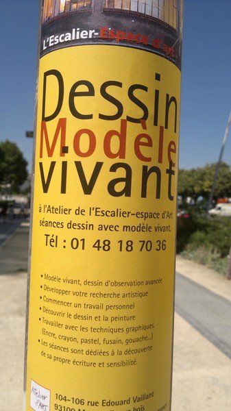 L'Escalier-espace d'Art - Ateliers de dessin Modèle-vivant