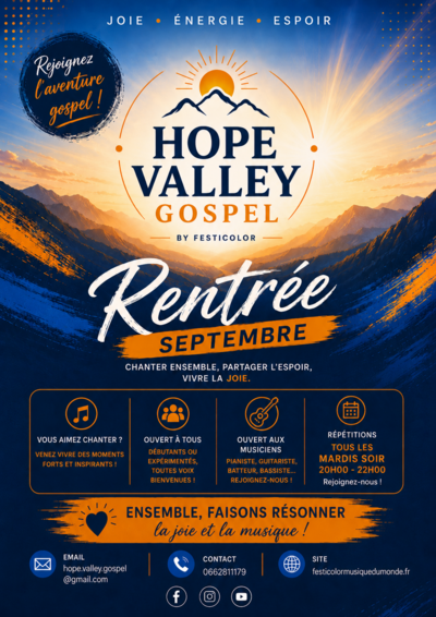 Hope Valley Gospel | Chœur gospel | Vougy