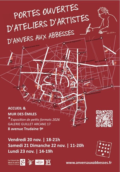 Les artistes d'Anvers aux Abbesses ouvrent leurs portes