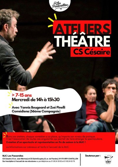 MJC Les Passerelles et 56ème Cie - Atelier théâtre