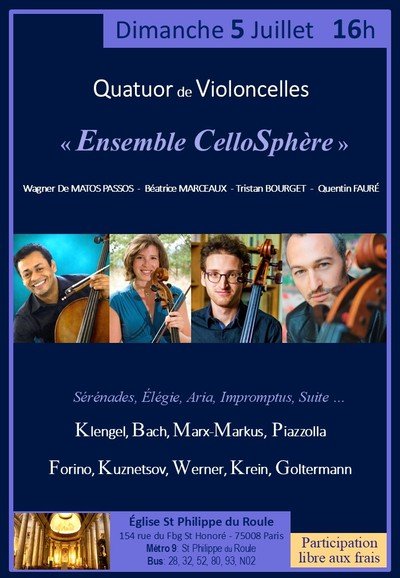 Quatuor de Violoncelles
