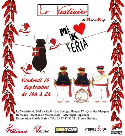 Soirée Féria au Vestiaire du Makila Kafé 