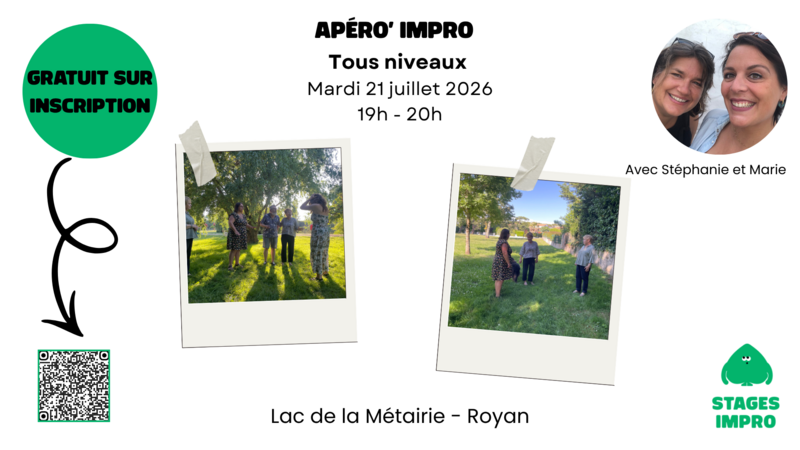 Apéro impro 21 juillet 2026