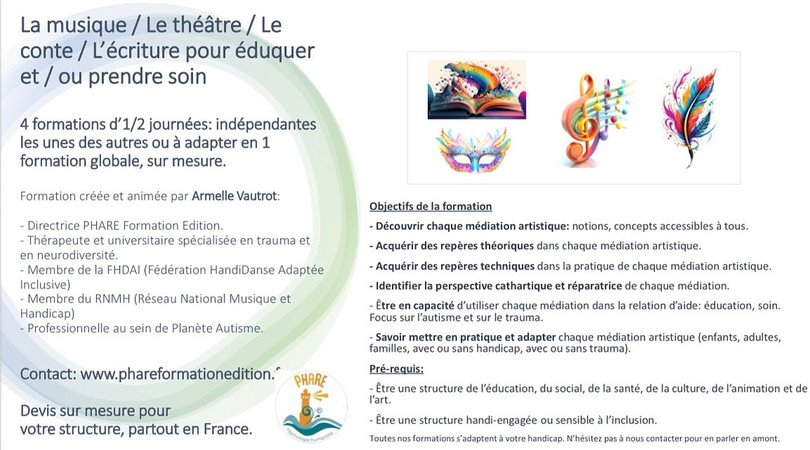 Armelle Vautrot - PHARE - Les arts pour éduquer, pour soigner