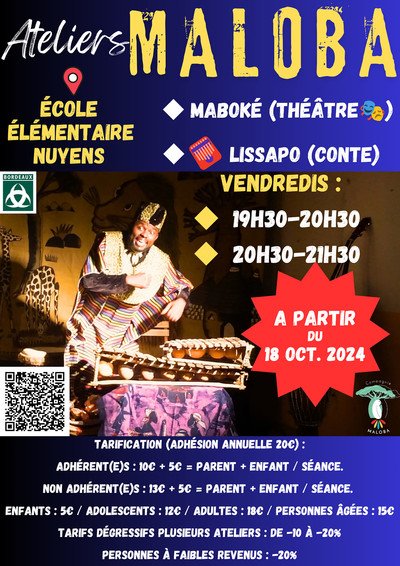 Ateliers MALOBA - Entre atelier Conte et Théâtre
