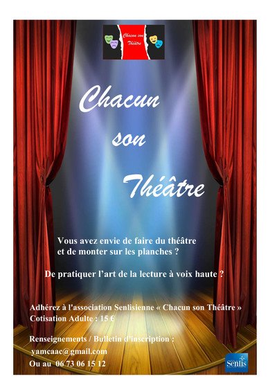CHACUN SON THEATRE - Devenez Acteur ou Lecteur 