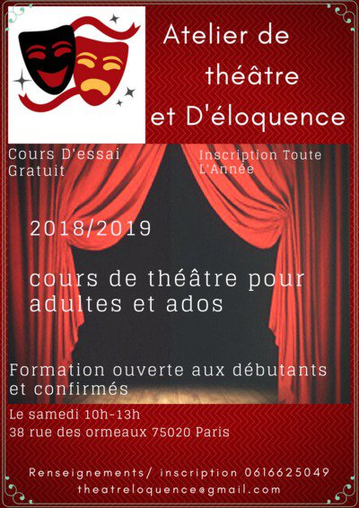 Cie Vinciane - Atelier de théâtre et d'éloquence 