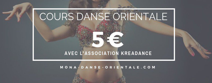 Danse Orientale Kreadance - Cours de danse orientale à 5€