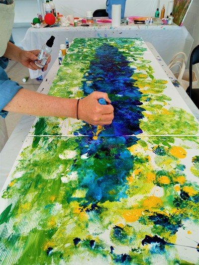 Elizabeth Laudouar - Stages & cours de peinture intuitive toute l'année !