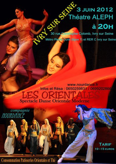 Les Orientales, Spectcacle de Danse Orientale Moderne à Ivry sur Seine
