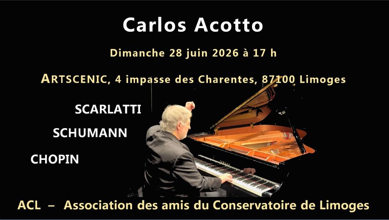Récital de piano : Trois amours de clavier