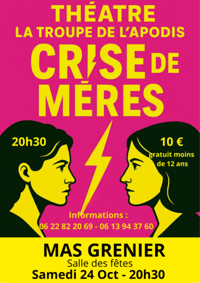 Soirée Théâtre "Crise de mères"