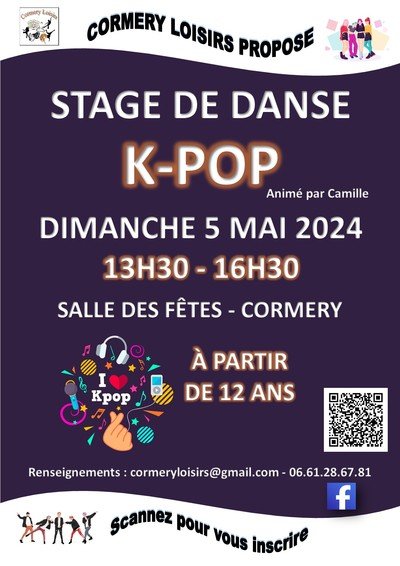 Stage de danse K-POP