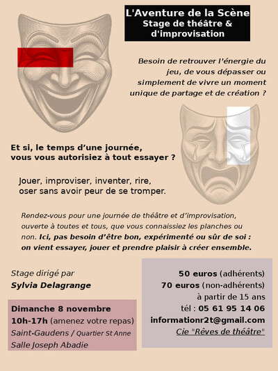 Stage de théâtre et d'improvisation