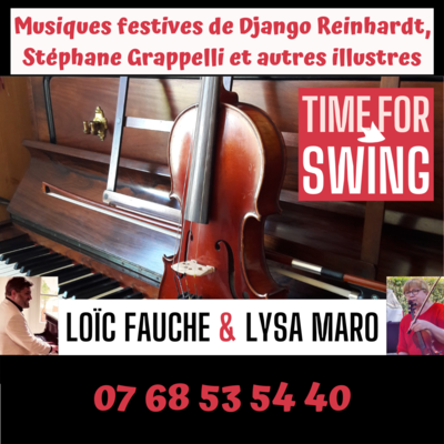 Time for Swing - JAZZ & SWING, quand piano et violon vous emportent!