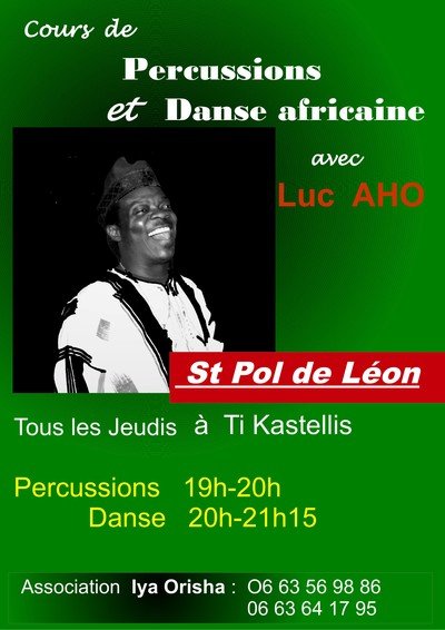 Association Iya Orisha - Luc Aho - Percussions et Danse Africaine