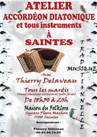 Association La Fanfare Diatonique - Atelier accordéon diatonique hebdomadaire 