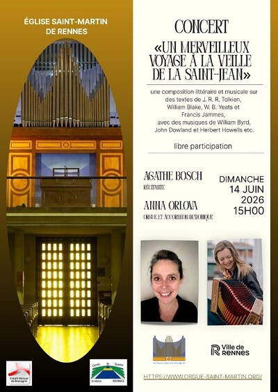 Concert «Un merveilleux voyage à la veille de la Saint-Jean»