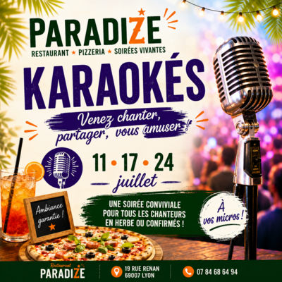 KARAOKES de Juillet