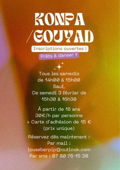 laploubelles - Cours de danse Konpa/Gouyad