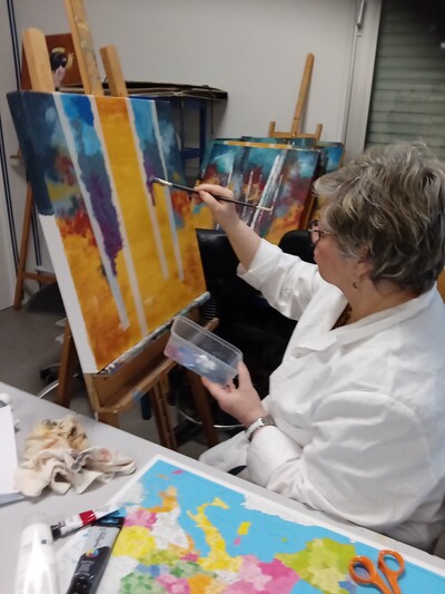 Muriel HENRY Atelier d'art Sucy - Cours dessin peinture adultes tous niveaux