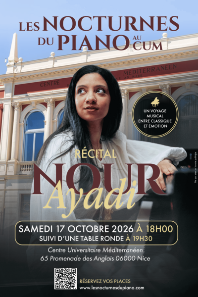 NOUR AYADI - LES NOCTURNES DU PIANO AU CUM