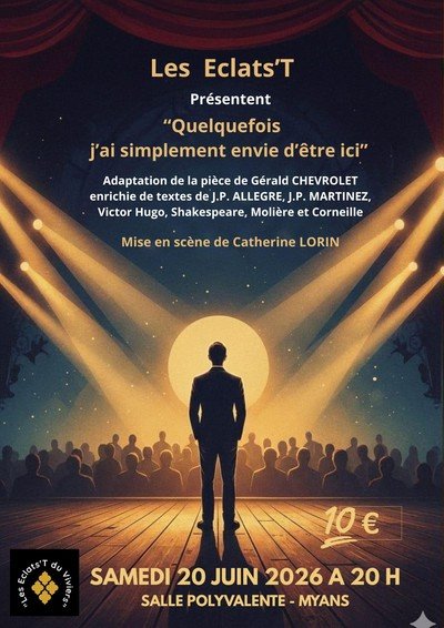Quelquefois, j'ai simplement envie d'être ici