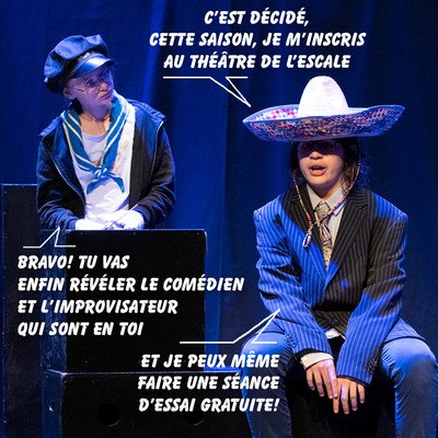 Théâtre de L'Escale de Gradignan - Théâtre et Improvisation Jeunes Comédiens