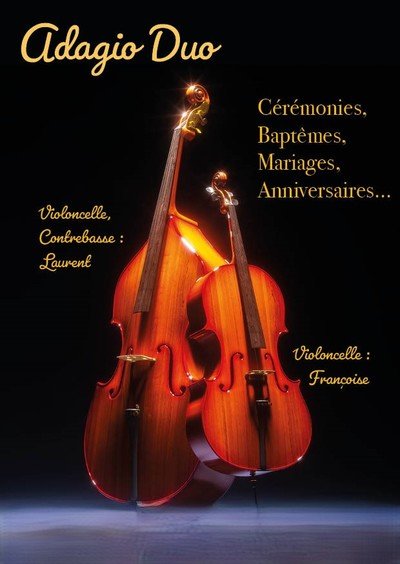 Adagio duo - Duos 2 violoncelles ou violoncelle-contrebasse
