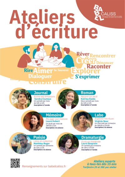 Collectif Babel Caliss - Ateliers d'écriture