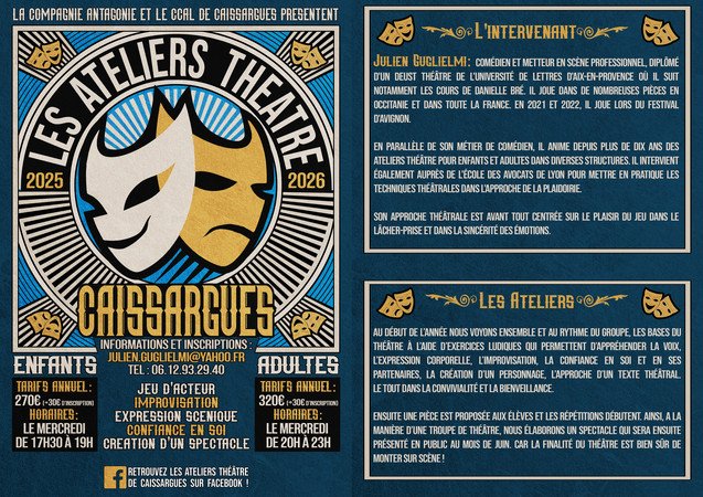 Compagnie Antagonie - Ateliers théâtre pour enfants, ados et adultes